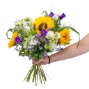 Bouquet with sunflower